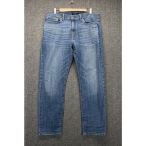 Lucky Brand 121 Slim Straight Jeans Men's 36x30 Blue Denim Stretch
